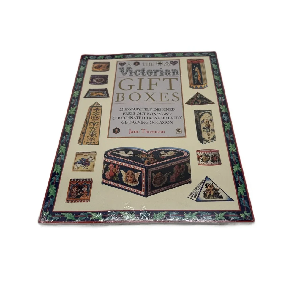 The Victorian Gift Boxes Jane Thomson 22 Press-Out Boxes Tags Hearst Books 1992